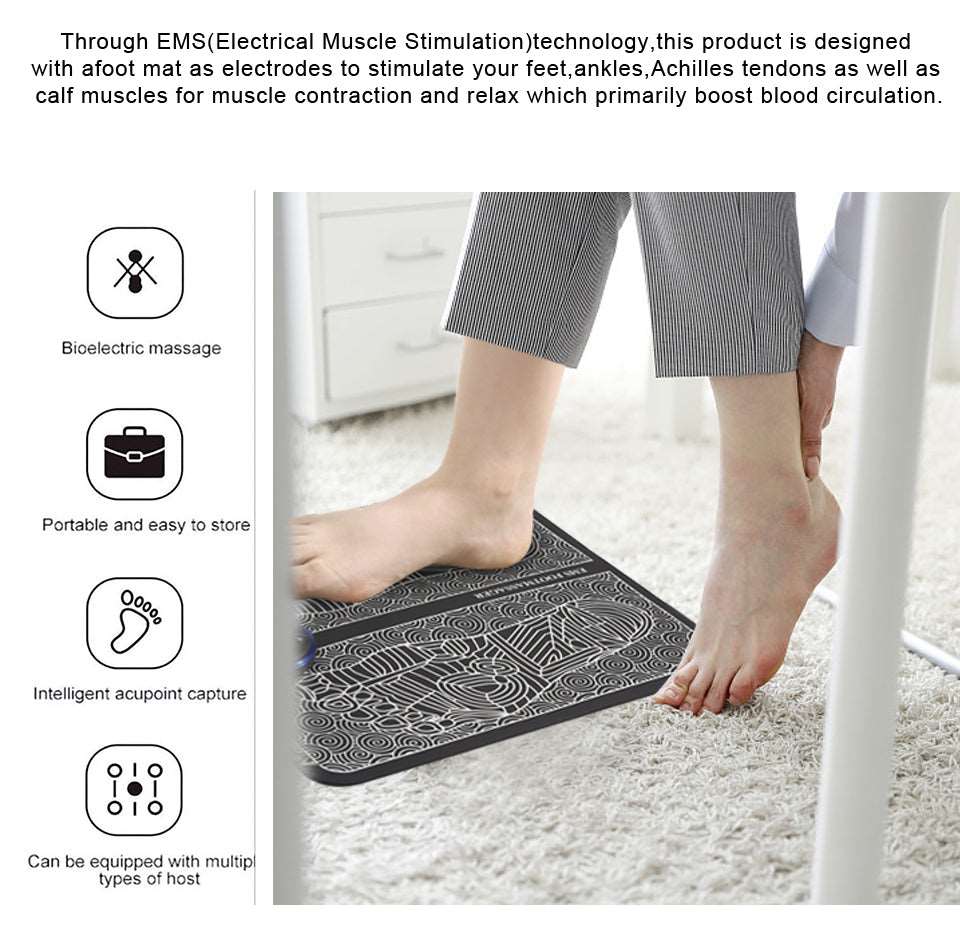 EMS Foot Massage Pad Electric Stimulator